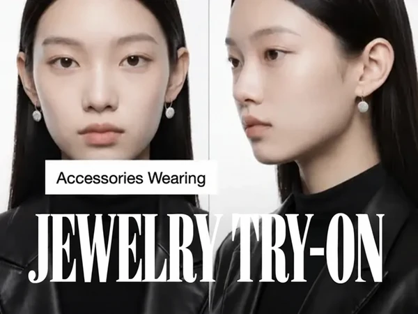 AI jewelry try-on set
