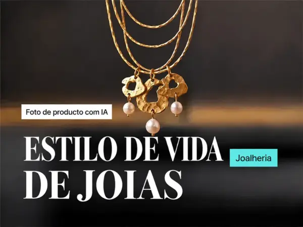 Como criar fotos lifestyle de joalheria com IA