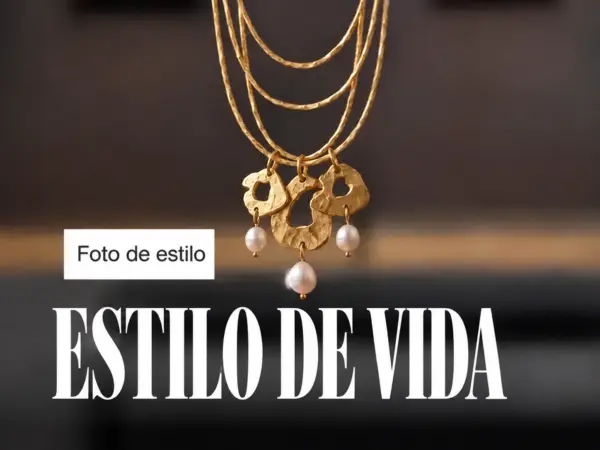 Foto de estilo de vida de joias com IA