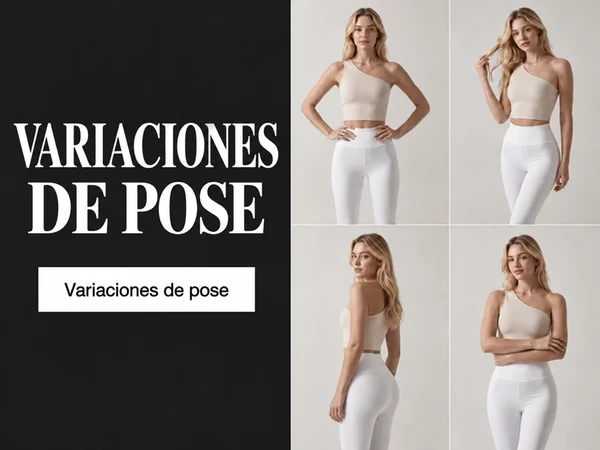 Generador de poses múltiples con IA para modelos