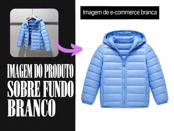 Gerador de fundos brancos com IA