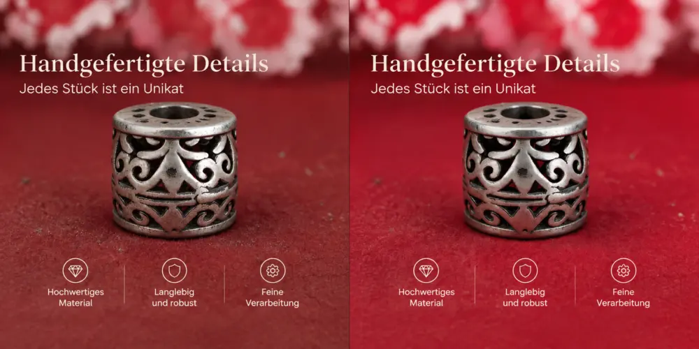 KI-gestütztes Tutorial zur Produktfotoretusche für Schmuck und E-Commerce-Bilder image 6