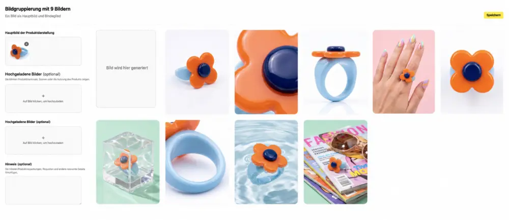 So erstellen Sie ein Set aus 9 Produktbildern mit KI image 1