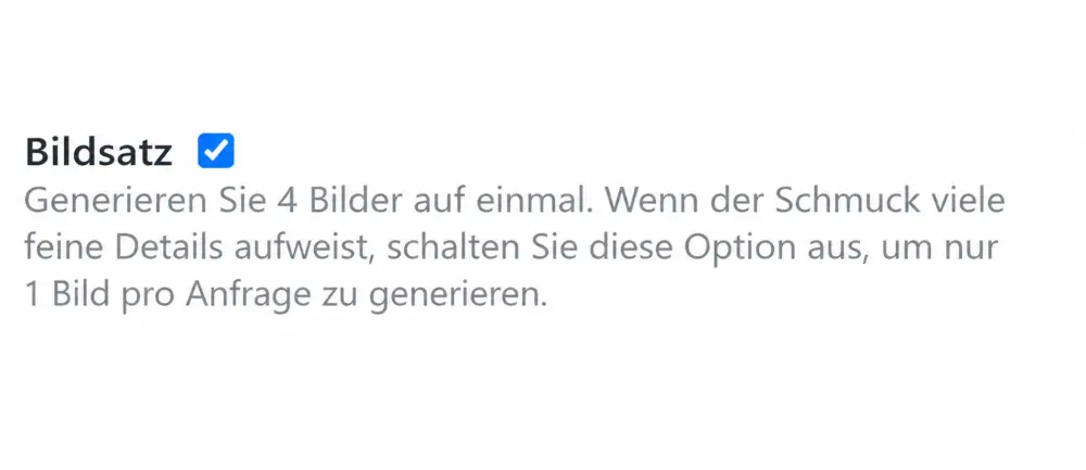 So nutzen Sie die virtuelle KI-Schmuckanprobe: Erstellen Sie 4 konsistente Bilder image 4