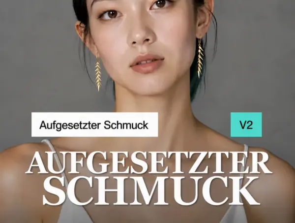 Virtuelle KI-Schmuckanprobe V2: Mehrere Accessoires